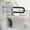 Premium Folding Toilet Support Rails Bathroom Grab Bars For Accessible Safety 6