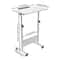 Adjustable Height Standing Desk Portable Laptop Workstation With Wheels 5