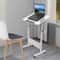 Adjustable Height Standing Desk Portable Laptop Workstation With Wheels 6