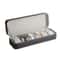 Premium Slot Jewelry Organizer Watch Display Case Portable Leather Storage 6