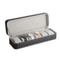 Premium Slot Jewelry Organizer Watch Display Case Portable Leather Storage 6