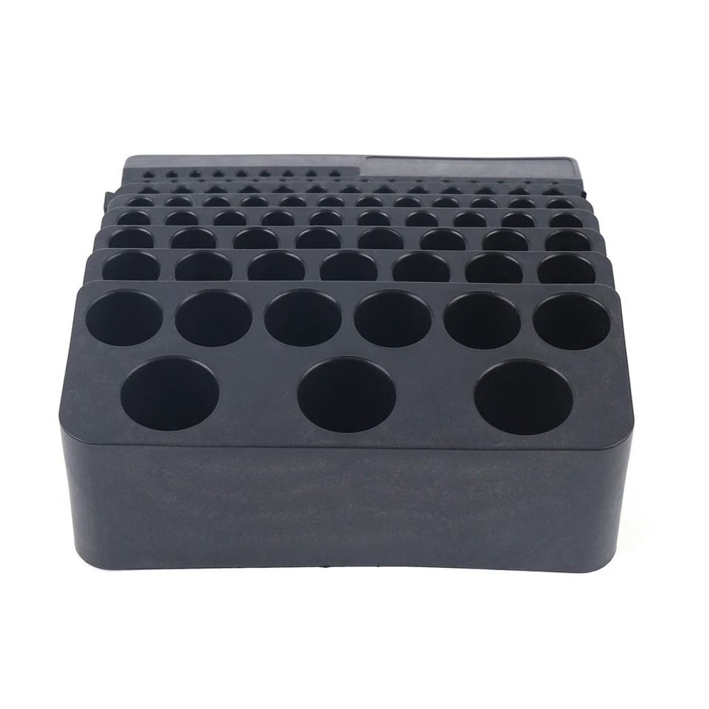 Premium Drill Bit Organizer Tool Storage Rack Holes Collet Holder 4