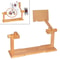 Adjustable Wooden Embroidery Hoop Stand Cross Stitch Holder For DIY Sewing 0