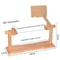Adjustable Wooden Embroidery Hoop Stand Cross Stitch Holder For DIY Sewing 9