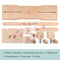 Adjustable Wooden Embroidery Hoop Stand Cross Stitch Holder For DIY Sewing 5