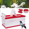 Racing Pigeon Carrier Box With Secure Doors Bird Training Cage 4