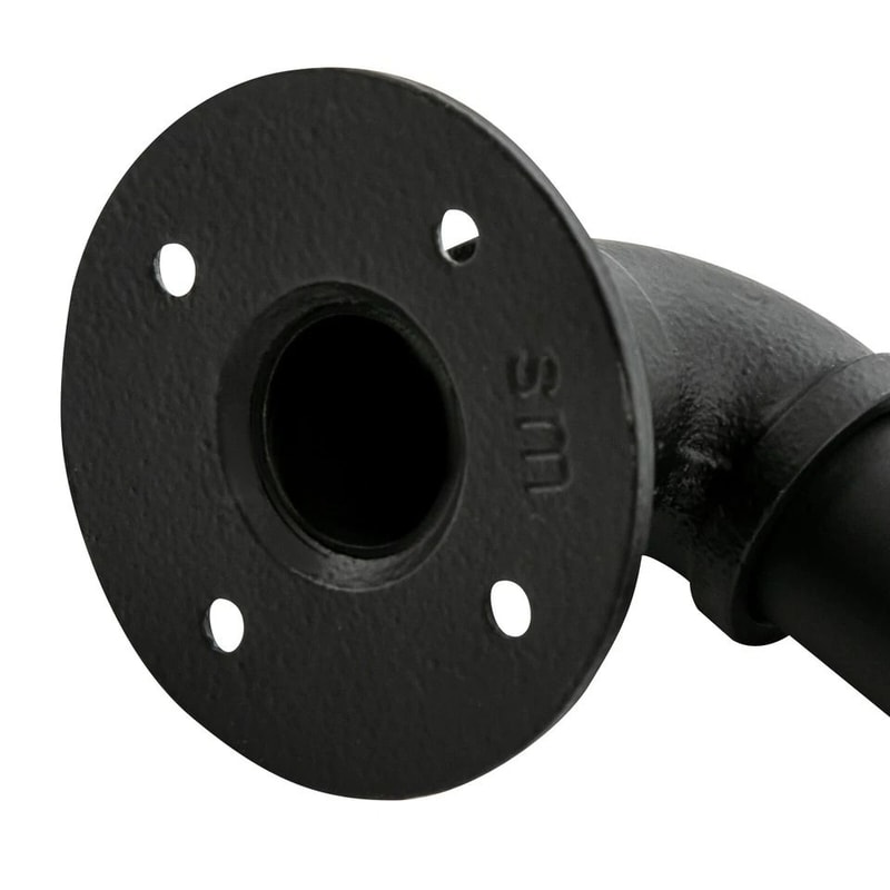 Premium Black Modern Handrail Indoor Outdoor Wall Mounted Stair Railing 3
