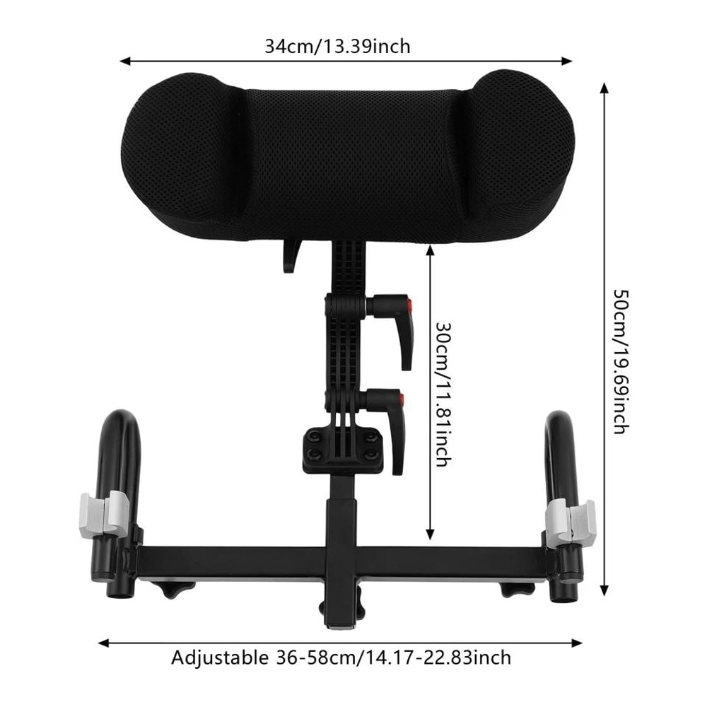 Premium Adjustable Wheelchair Headrest Cushion With Comfortable Neck Support Universal Wheelchair H 8