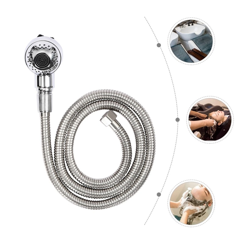 Professional Handheld Salon Shower Head With Hose High Pressure Handheld Shower Sprayer 2
