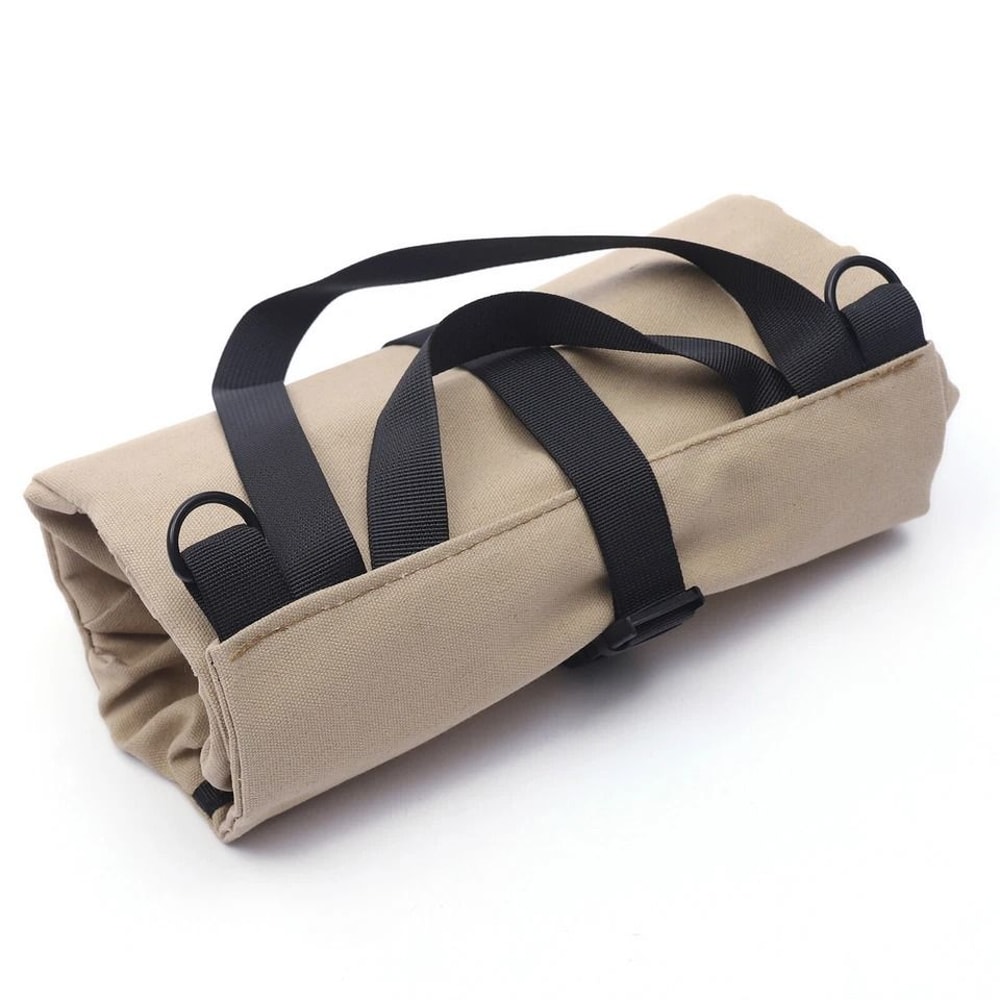 Roll Up Tool Organizer Durable Canvas Wrench Storage Pouch For Portable Mechanic Tool Organization 4