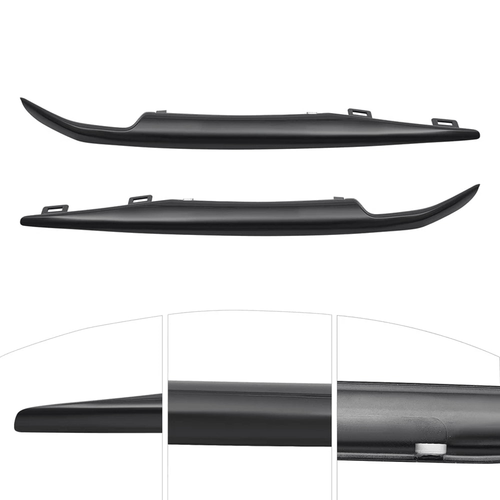 Premium Black Front Bumper Trim Set For Cadillac Escalade ESV Durable Upgrade 3