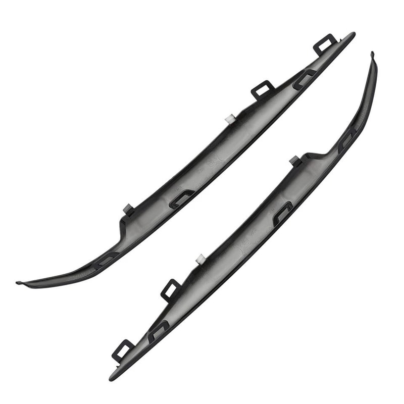 Premium Black Front Bumper Trim Set For Cadillac Escalade ESV Durable Upgrade 6