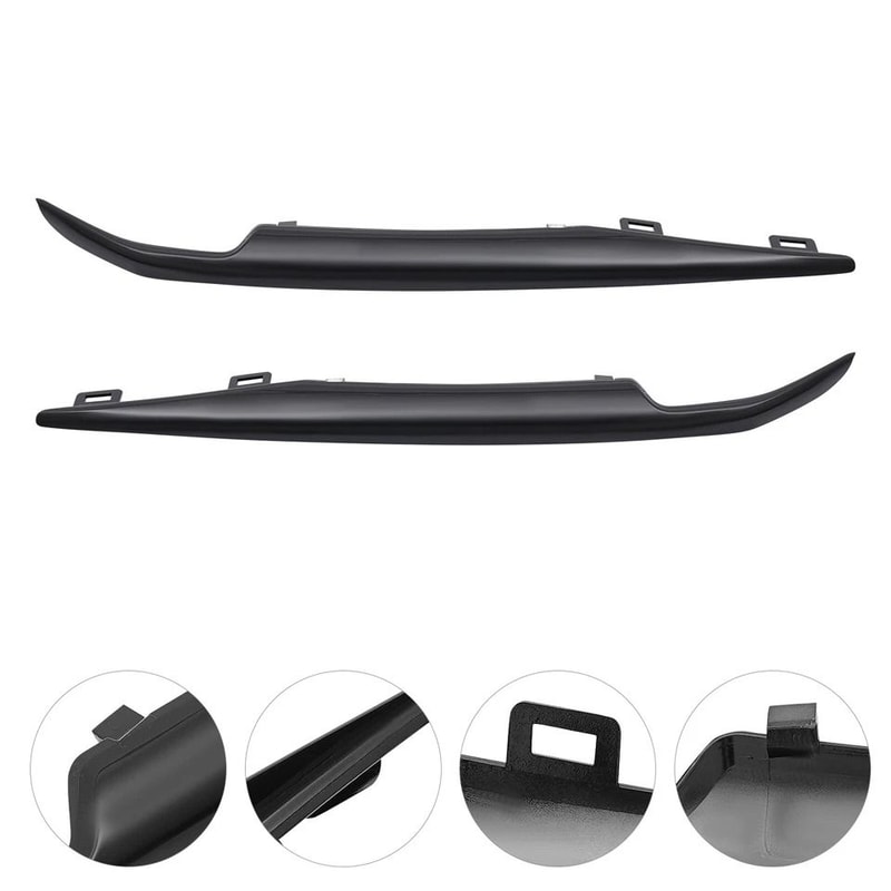 Premium Black Front Bumper Trim Set For Cadillac Escalade ESV Durable Upgrade 8