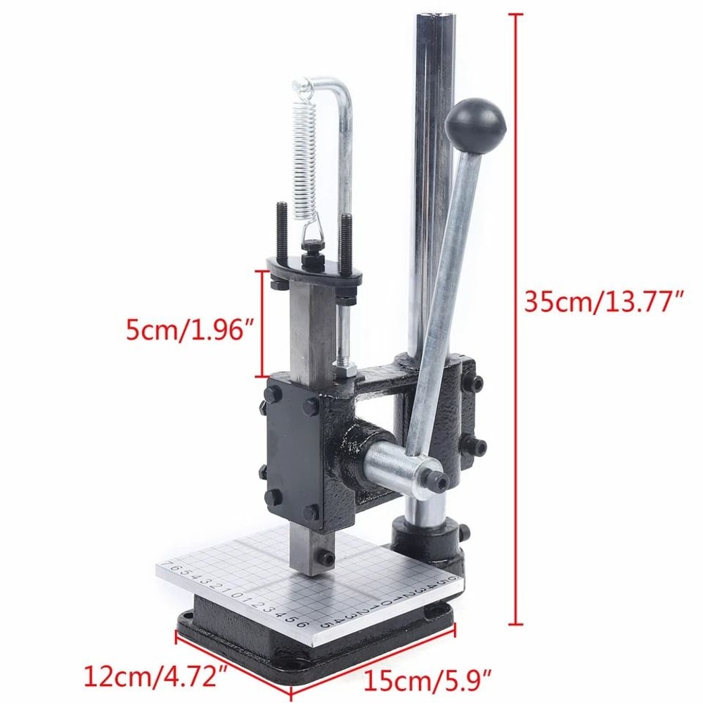 Professional Leather Embossing Press Leather Stamping Machine For Craft DIY Projects 2