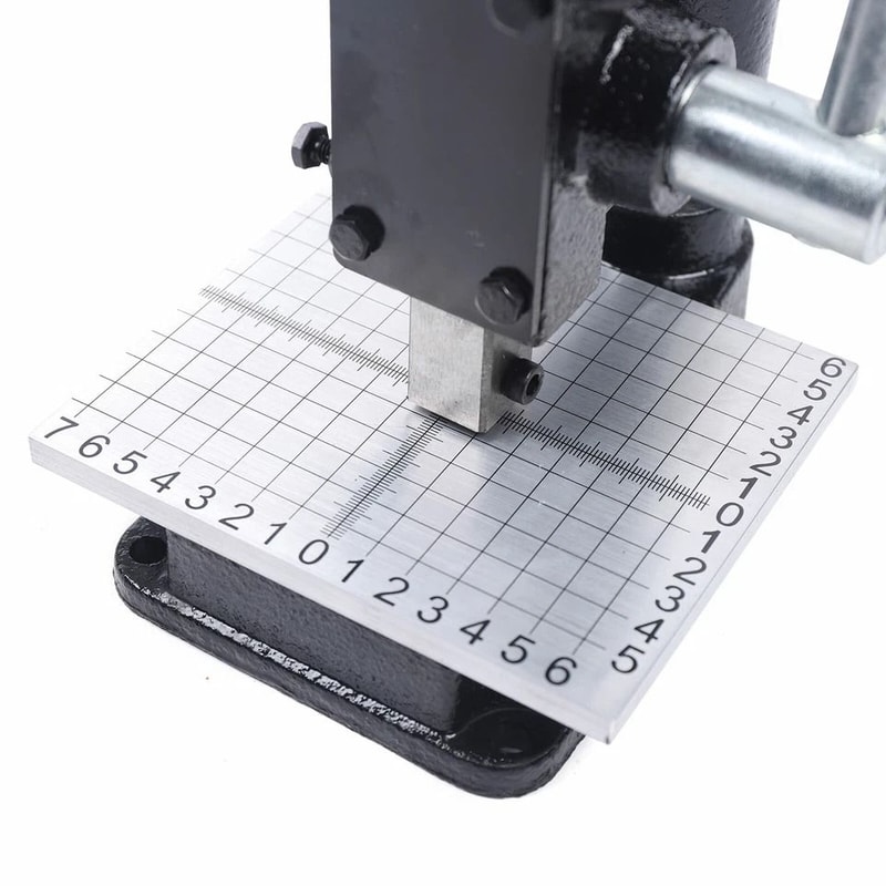 Professional Leather Embossing Press Leather Stamping Machine For Craft DIY Projects 3
