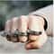 Stainless Steel Rotatable Folding Rings For Outdoor Hiking Men 0