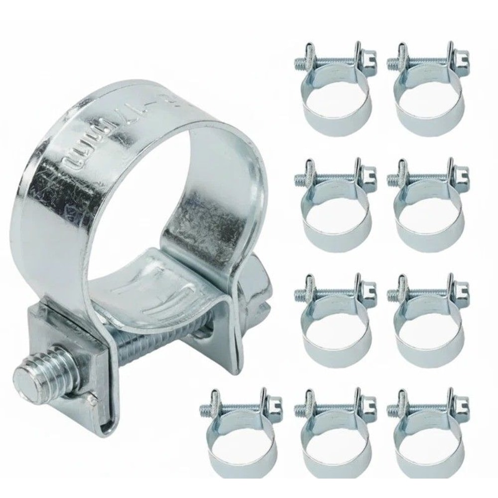 Premium Fuel Injection Hose Clamps Kit Metal Clips 0