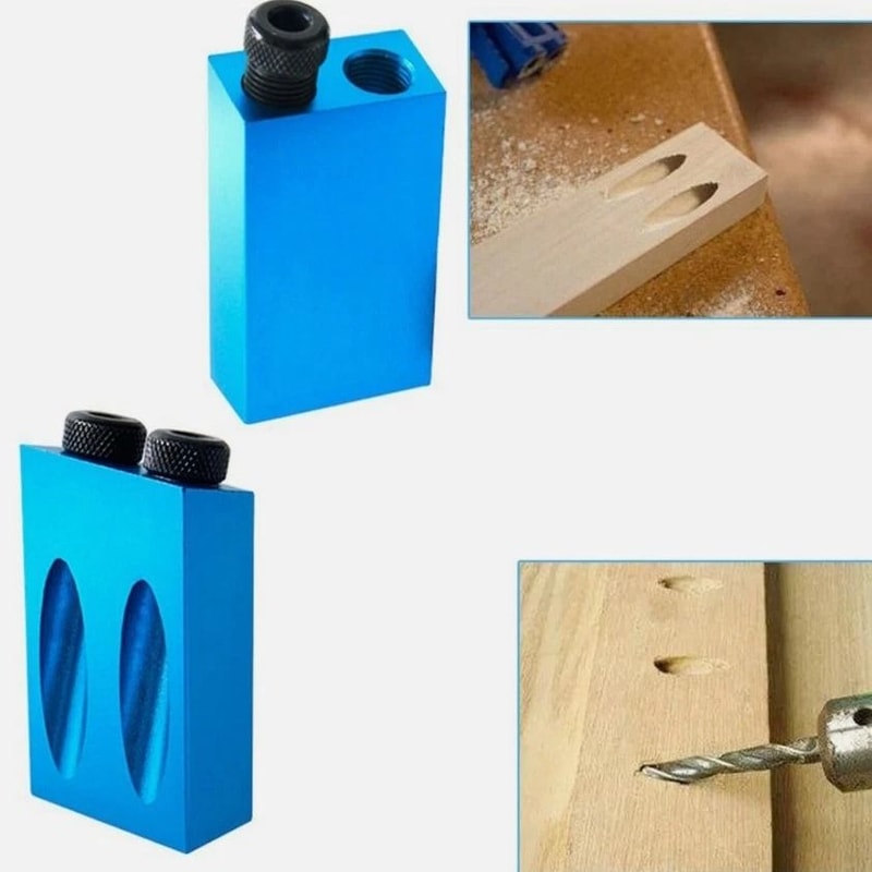 Heavy Duty Pocket Hole Jig Kit Easy Drill System For Woodworking Projects 1