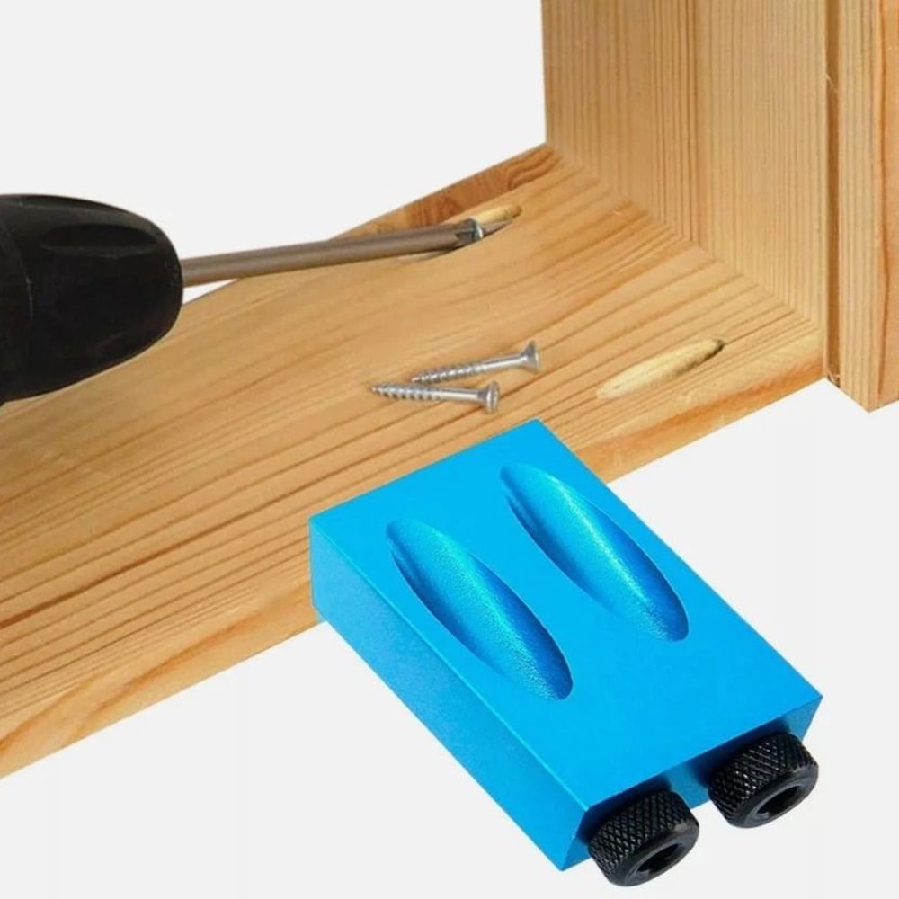 Heavy Duty Pocket Hole Jig Kit Easy Drill System For Woodworking Projects 3