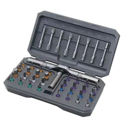 premium magnetic screwdriver set ratchet & multi bit diy tool kit