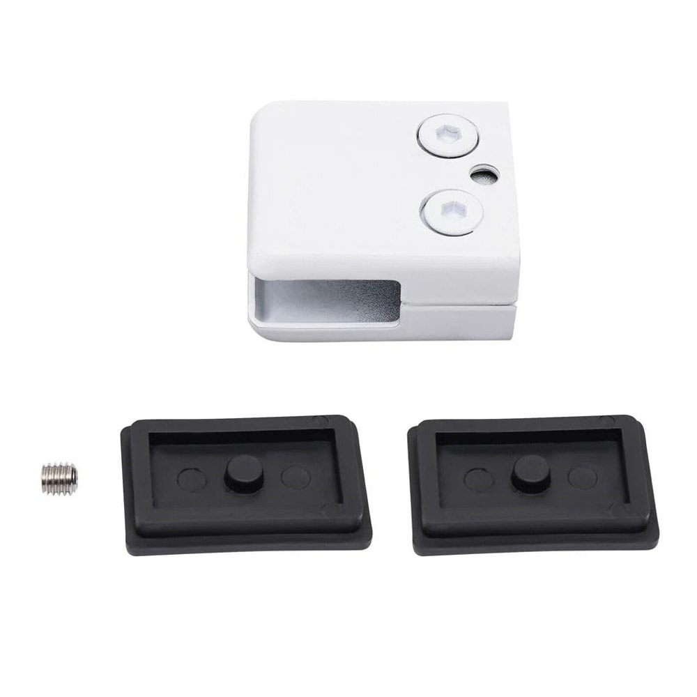 Premium Adjustable Glass Clamps Durable White Stainless Steel Glass Clamps For Panels 5
