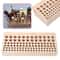 Premium Hole Wooden Tool Rack Leather Tool Organizer For Craft Tools 9