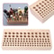 Premium Hole Wooden Tool Rack Leather Tool Organizer For Craft Tools 9