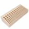 Premium Hole Wooden Tool Rack Leather Tool Organizer For Craft Tools 0