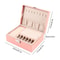 Luxury PU Leather Jewelry Organizer Box Layer Large Jewelry Storage Case 1