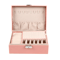 Luxury PU Leather Jewelry Organizer Box Layer Large Jewelry Storage Case 6