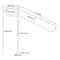 Outdoor Stair Handrail Metal Porch Railing With Enhanced GripStep Safety Step Railing 1