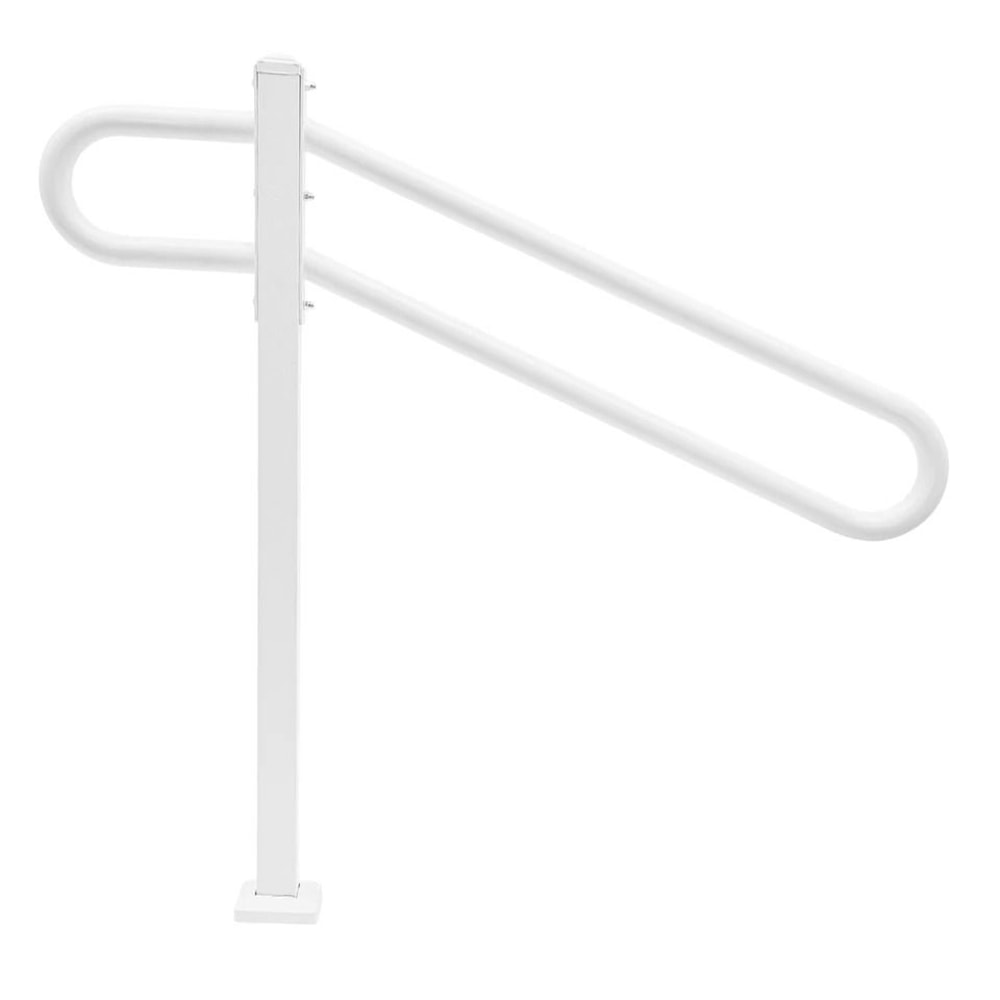 Outdoor Stair Handrail Metal Porch Railing With Enhanced GripStep Safety Step Railing 2