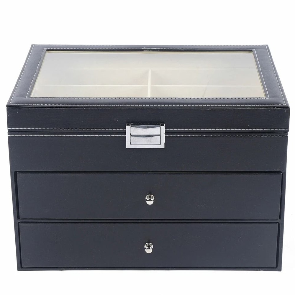 Premium Slot Glasses Sunglasses Organizer Box Display Case Eyewear Storage 6