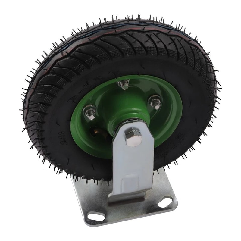 Heavy Duty Pneumatic Air Tire Wheels Farm Cart Caster Set 6
