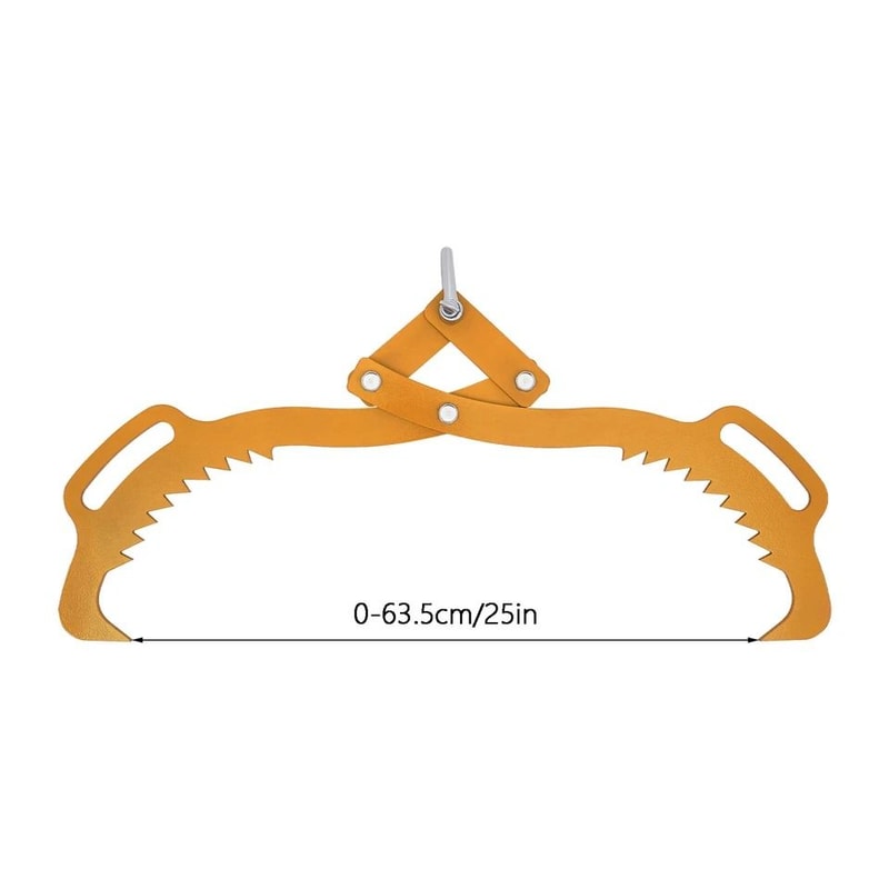 Heavy Duty Log Lifting Tongs Carbon Steel Log Lifting Tongs Heavy Duty Grapple Tool For Timber 1