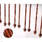Premium Bamboo Bead Door Curtain Beaded Wooden String Decor 4