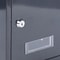 Modern Outdoor Waterproof Wall Mounted Mailbox With Lockable Security 2
