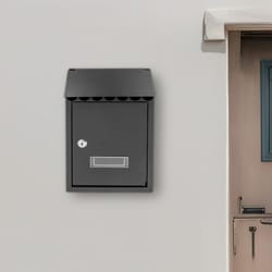 modern outdoor waterproof wall mounted mailbox with lockable security