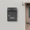 Modern Outdoor Waterproof Wall Mounted Mailbox With Lockable Security 0