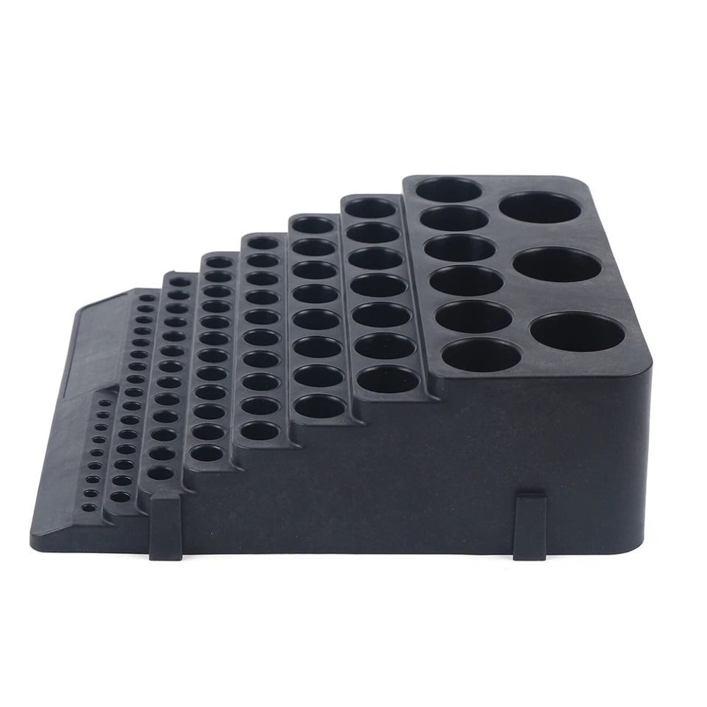 Premium Drill Bit Organizer Drill Bit Storage Rack Hole Tool Holder Stand 3