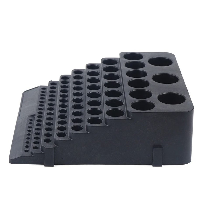 Premium Drill Bit Organizer Drill Bit Storage Rack Hole Tool Holder Stand 3