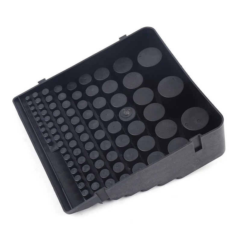 Premium Drill Bit Organizer Drill Bit Storage Rack Hole Tool Holder Stand 6