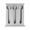 Premium Compartment Stainless Steel Utensil Dispenser Cutlery Organizer For Forks And Spoons 3