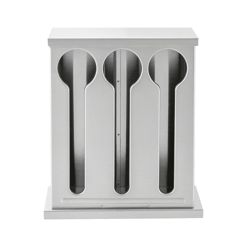 Premium Compartment Stainless Steel Utensil Dispenser Cutlery Organizer For Forks And Spoons 4