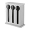 Premium Compartment Stainless Steel Utensil Dispenser Cutlery Organizer For Forks And Spoons 5