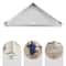 Stainless Steel Shower Corner Shelf Triangle Bathroom Organizer Rack With Rust Proof Support 1