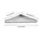 Stainless Steel Shower Corner Shelf Triangle Bathroom Organizer Rack With Rust Proof Support 4