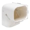 Durable White PVC Ductless AC Line Cover Kit Mini Split Line Concealer Protection 1