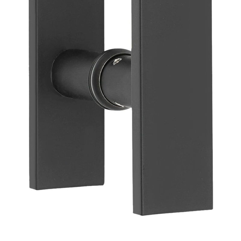 Premium Commercial Stainless Steel H Shape Door Handle Heavy Duty Double Sided Door Pull 3
