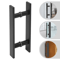 Premium Commercial Stainless Steel H Shape Door Handle Heavy Duty Double Sided Door Pull 7